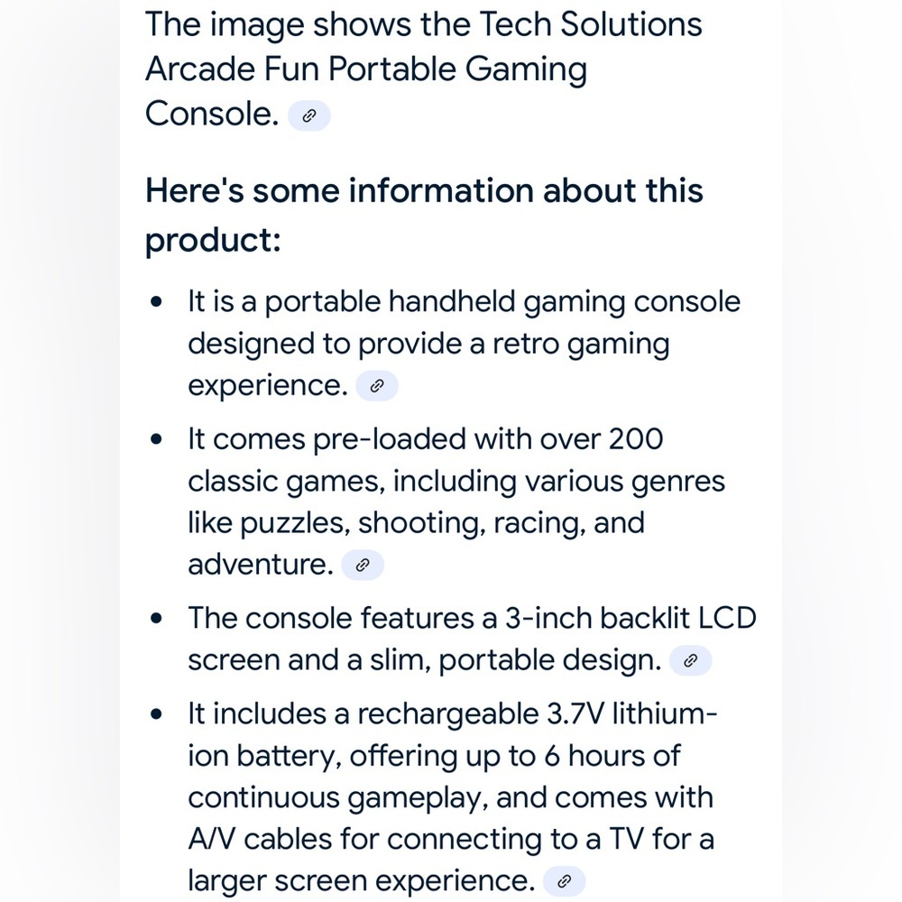 New Arcade Fun Portable Gaming Console - Picture 8 of 8
